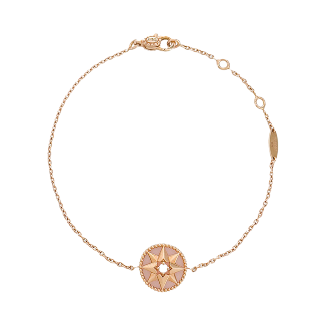 JRDV95003 [A등급] Dior Vintage Rose des Vents Bracelet 18K Rose Gold Diamond Pink Opal - 대표 이미지 #1