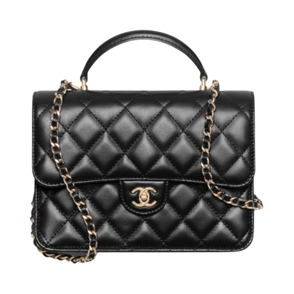 샤넬 스몰 백팩 카프스킨 & 골드 메탈 블랙 | Chanel | KREAM