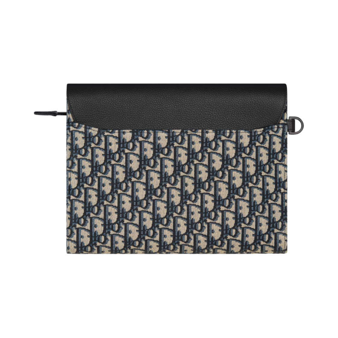 디올 새들 A5 트라이앵글 파우치 디올 오블리크 자카드 그레인드 카프스킨 베이지 블랙(Dior Saddle A5 Triangle Pouch Dior Oblique Jacquard with Grained Calfskin Beige Black) - 2