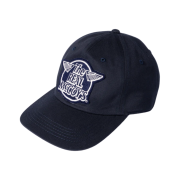 The Real McCoy's White Logo Baseball Cap Navy