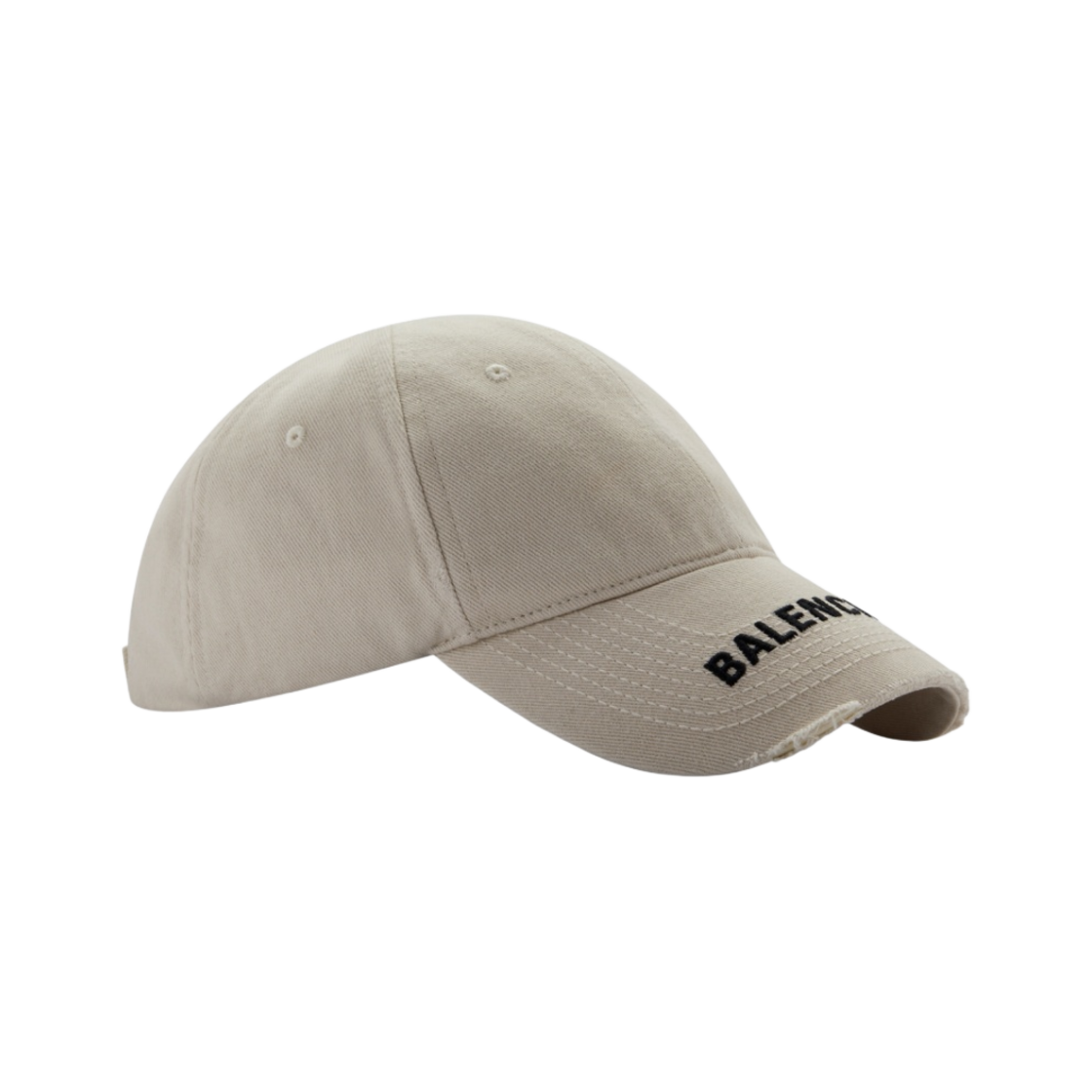 (W) 발렌시아가 로고 바이저 캡 화이트((W) Balenciaga Logo Visor Cap White) - 2