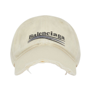 (W) Balenciaga Political Campaign Destroyed Cap Beige