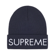Supreme Capital Beanie Navy - 22FW