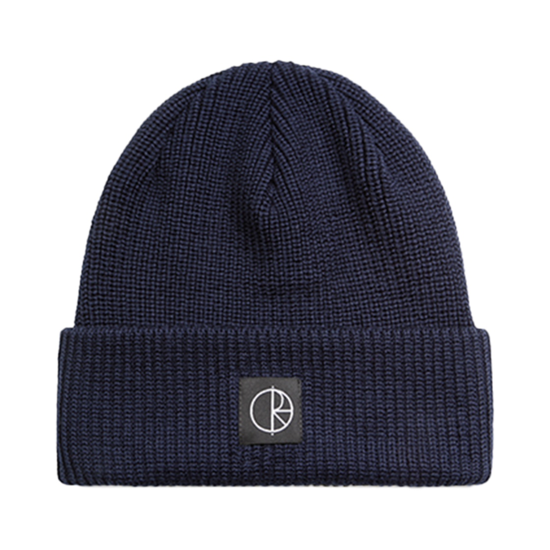 P000BINF Polar Skate Co. Double Fold Merino Beanie Navy