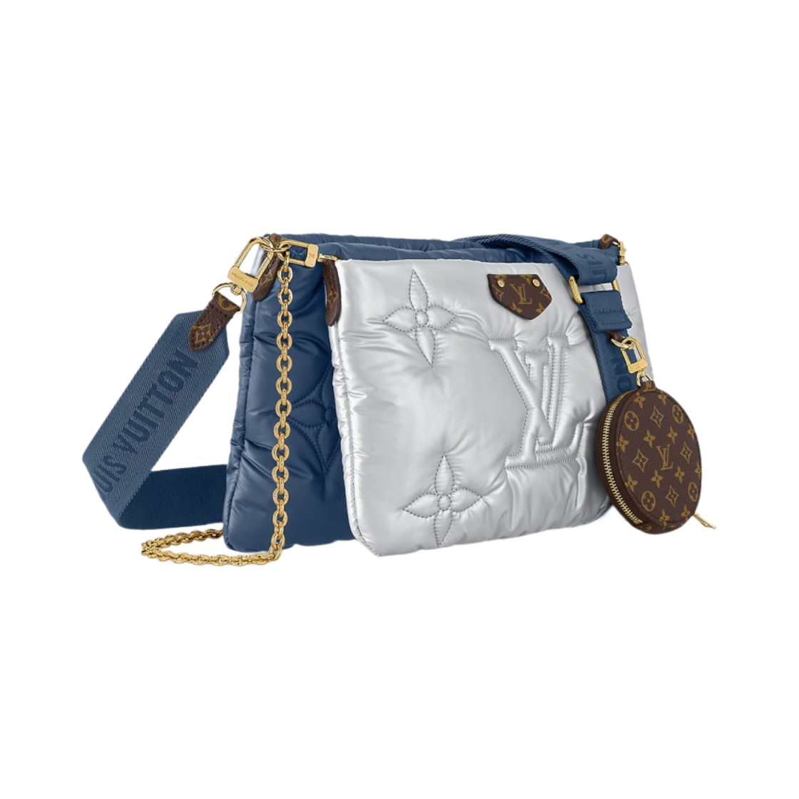 루이비통 맥시 멀티 포쉐트 악세수아 네이비 블루 실버(Louis Vuitton Maxi Multi Pochette Accessoires Navy Blue Silver) - 2
