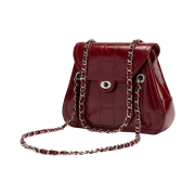 Cardinal Red Owl-Ro Bag Gloss Burgundy
