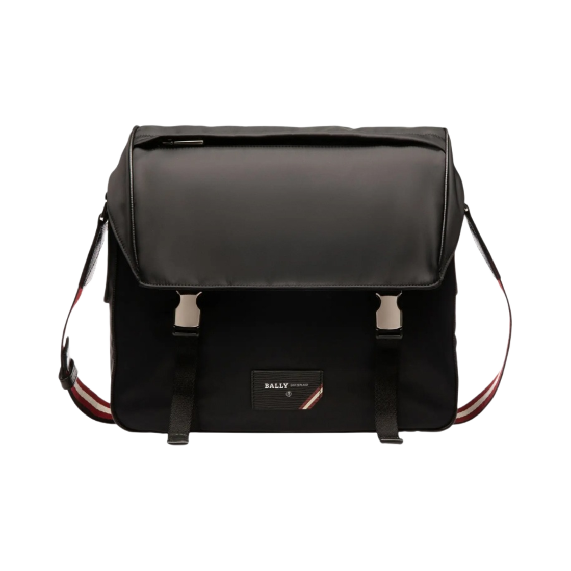 6226335 Bally Messenger Bag Recycled Nylon Black