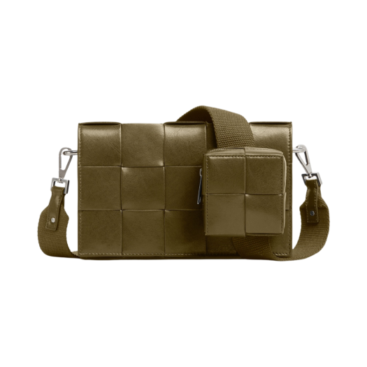 Bottega Veneta Cassette with Versatile Strap Mud