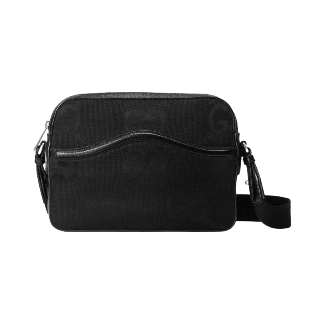 구찌 점보 GG 메신저 백 블랙 GG 캔버스(Gucci Jumbo GG Messenger Bag Black GG Canvas) - 1