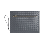 Bottega Veneta Medium Intrecciato Document Case Thunder