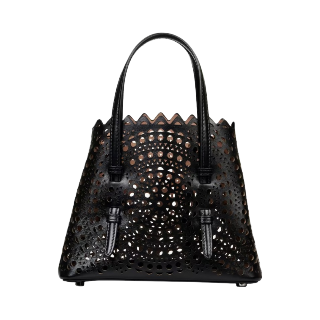 알라이아 뉴 비엔 럭스 카프스킨 미나 20 백 블랙