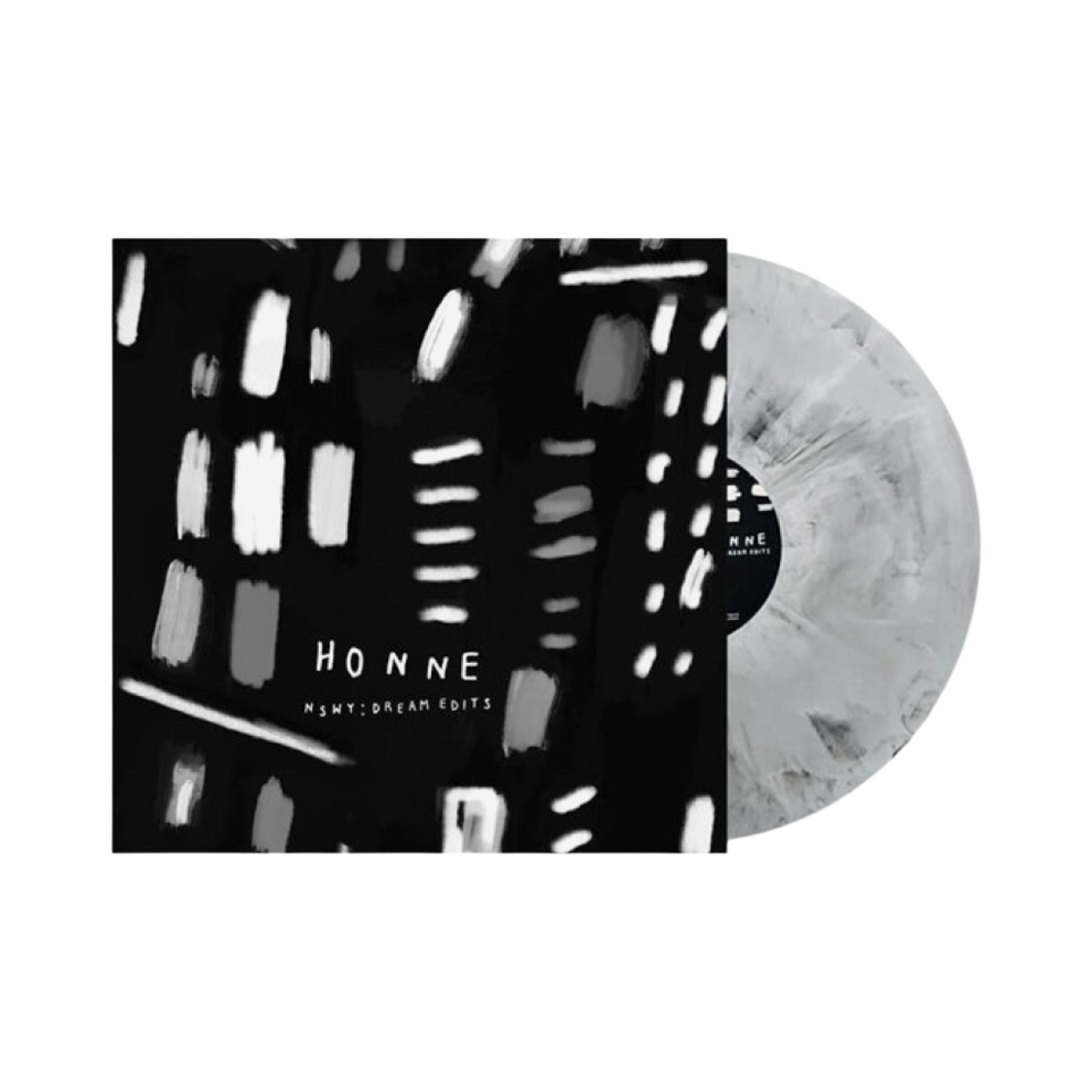 혼네 NSWY 드림 에딧스 한정반 LP 마블드 블랙 화이트(Honne NSWY Dream Edits Limited Edition LP Marbled Black White) - 1