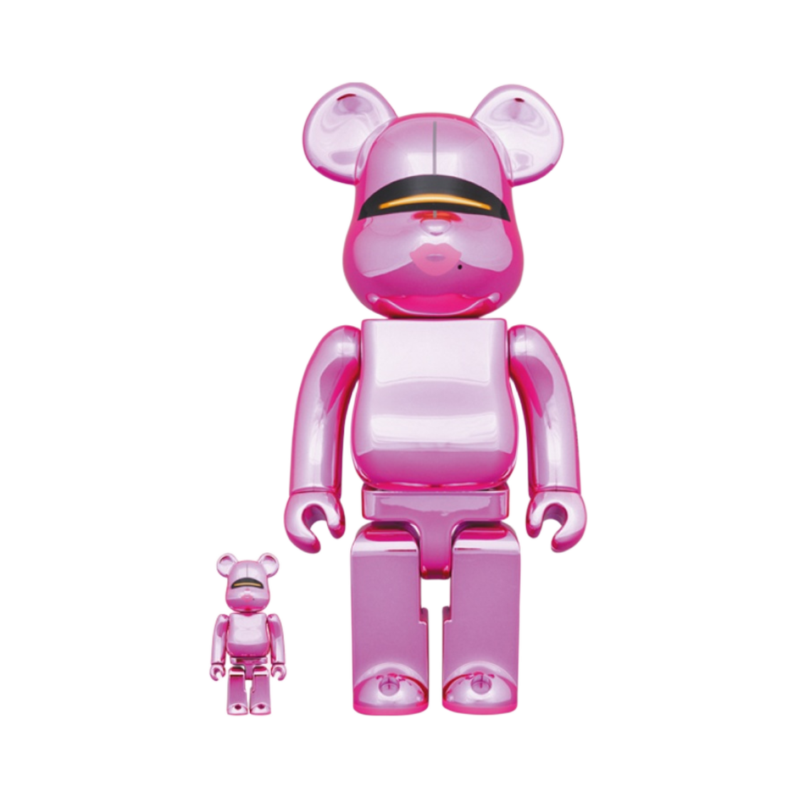 베어브릭 x 하지메 소라야마 2G 핑크 골드 버전 100% & 400% 세트(Bearbrick x Hajime Sorayama 2G Pink Gold Ver. 100% & 400% Set) - 1