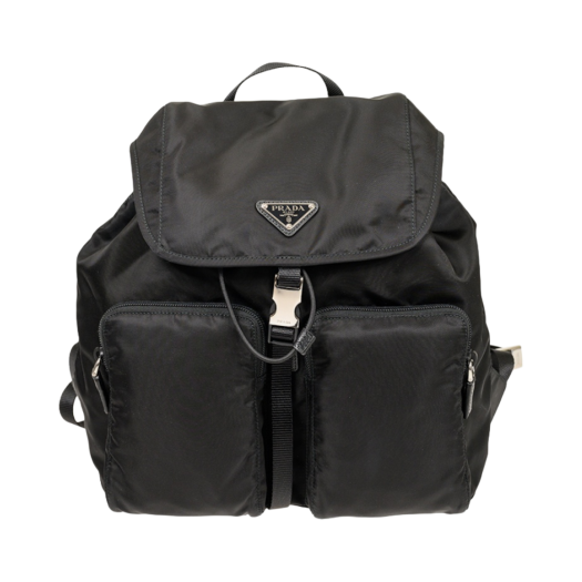 1BZ005-ZOT-F0002 Prada Pocono Backpack Black