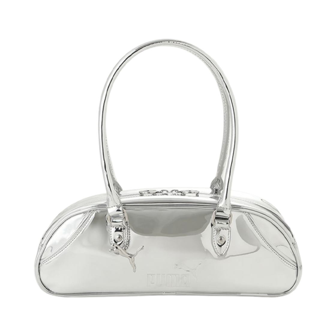 푸마 x 에미 와이드 보스턴 메탈릭 백 실버(Puma x Emmi Wide Boston Metallic Bag Silver)