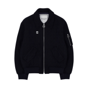 Wooyoungmi Tweed Blouson Jumper Navy - 23SS