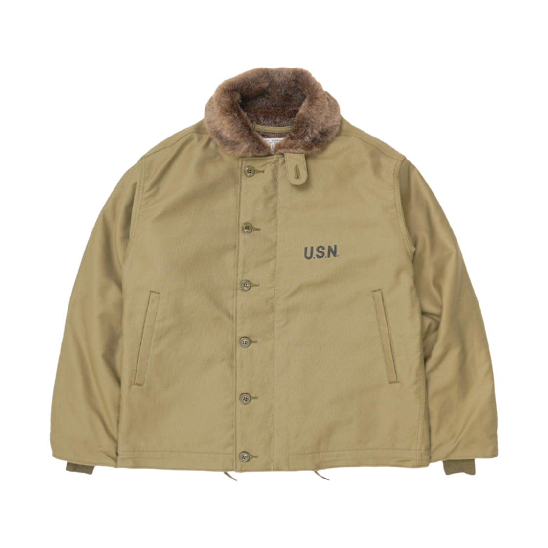 휴스턴 재팬 N-1 덱 자켓 레귤러 모델 탄 5N-1TA(Houston Japan N-1 Deck Jacket Regular Model Tan 5N-1TA)