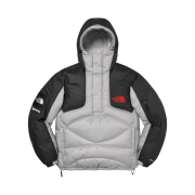 Supreme x The North Face 800-Fill Half Zip Hooded Pullover Grey - 22FW