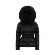 (W) Moncler Boed Short Down Jacket Black - 24FW