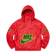 Supreme x Nike Leather Anorak Red - 19FW
