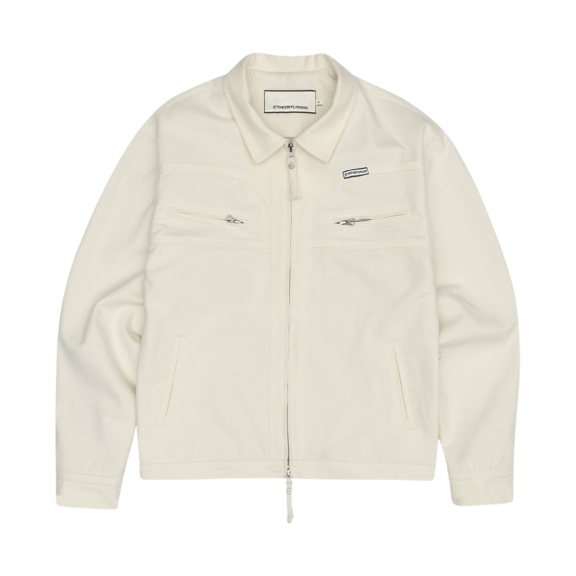 더바이닐하우스 배빗 버클 워크 자켓 크림(Thevinylhouse Babbitt Buckle Work Jacket Cream)