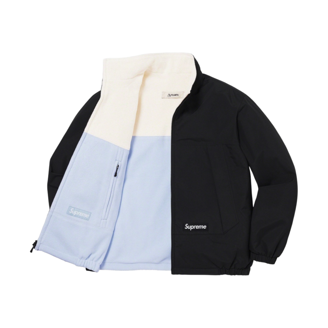 슈프림 고어텍스 리버시블 폴라텍 라인드 자켓 블랙 - 22SS(Supreme Gore-Tex Reversible Polartec Lined Jacket Black - 22SS) - 2