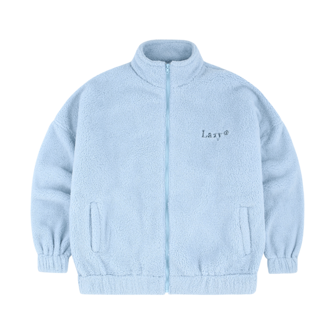 Cozy Fuzzy oversized fleece jacket - Sky Lazyz Cozy Fuzzy Oversized Fleece Jacket Sky
