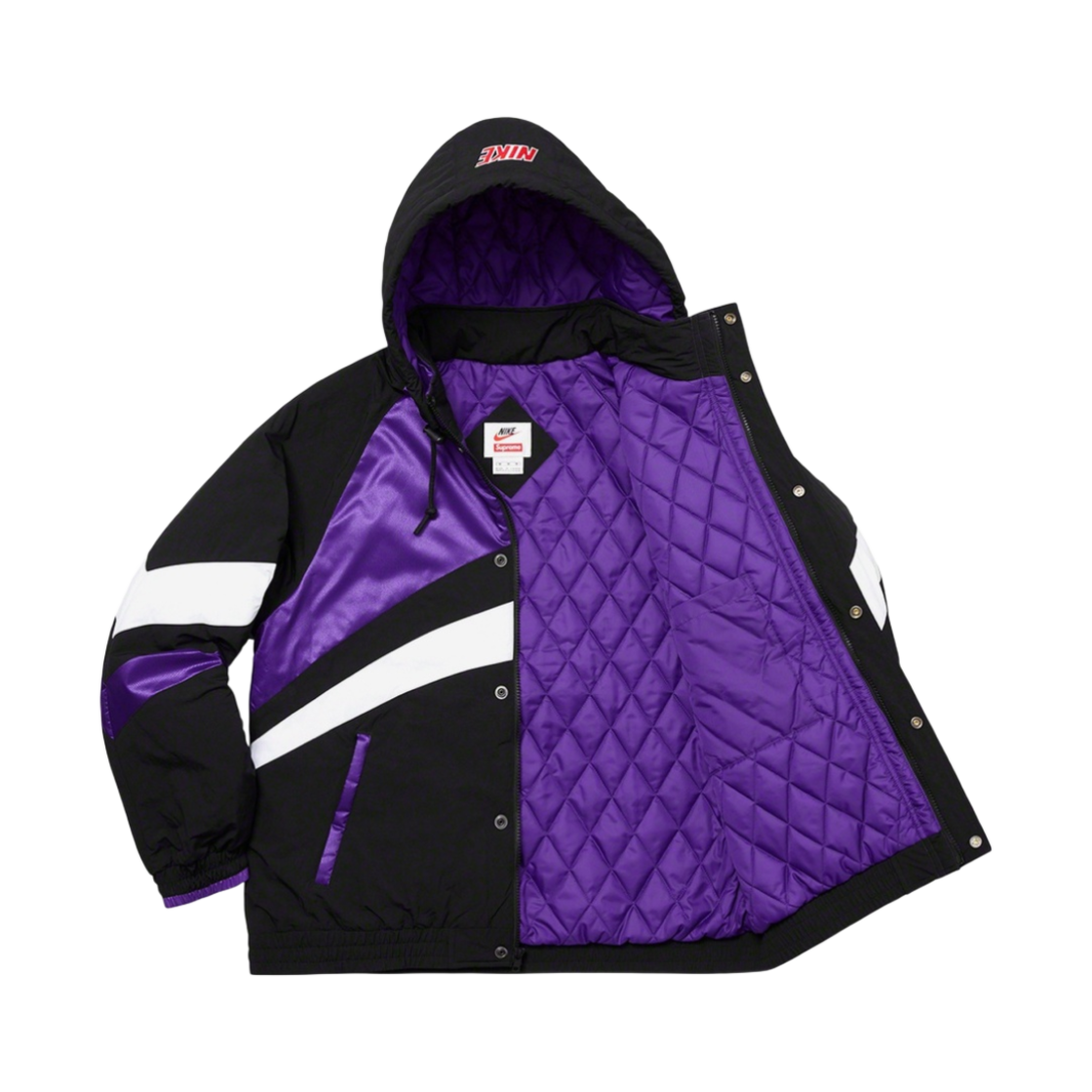 슈프림 x 나이키 후드 스포츠 자켓 퍼플 - 19SS(Supreme x Nike Hooded Sport Jacket Purple - 19SS) - 2