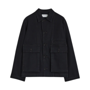 Lemaire Boxy Jacket Heavy Denim Black