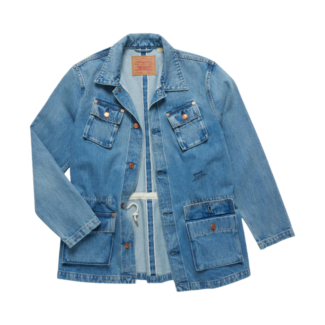 리바이스 x JJJ자운드 유틸리티 데님 자켓 블루(Levi's x JJJJound Utility Denim Jacket Blue)
