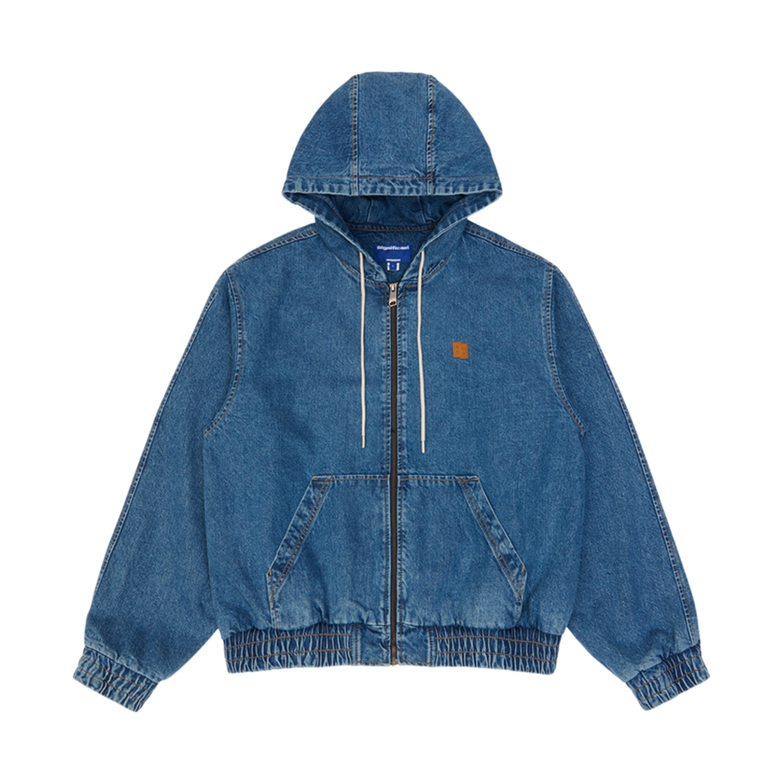아더에러 시그니피컨트 TRS 태그 후드 워크 자켓 01 블루(Ader Error Sig; TRS Tag Hoodie Work Jacket 01 Blue)