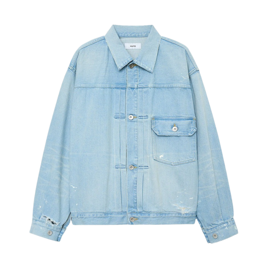 마카 타입1 데님 자켓 블리치드(Marka Type1 Denim Jacket Bleached)