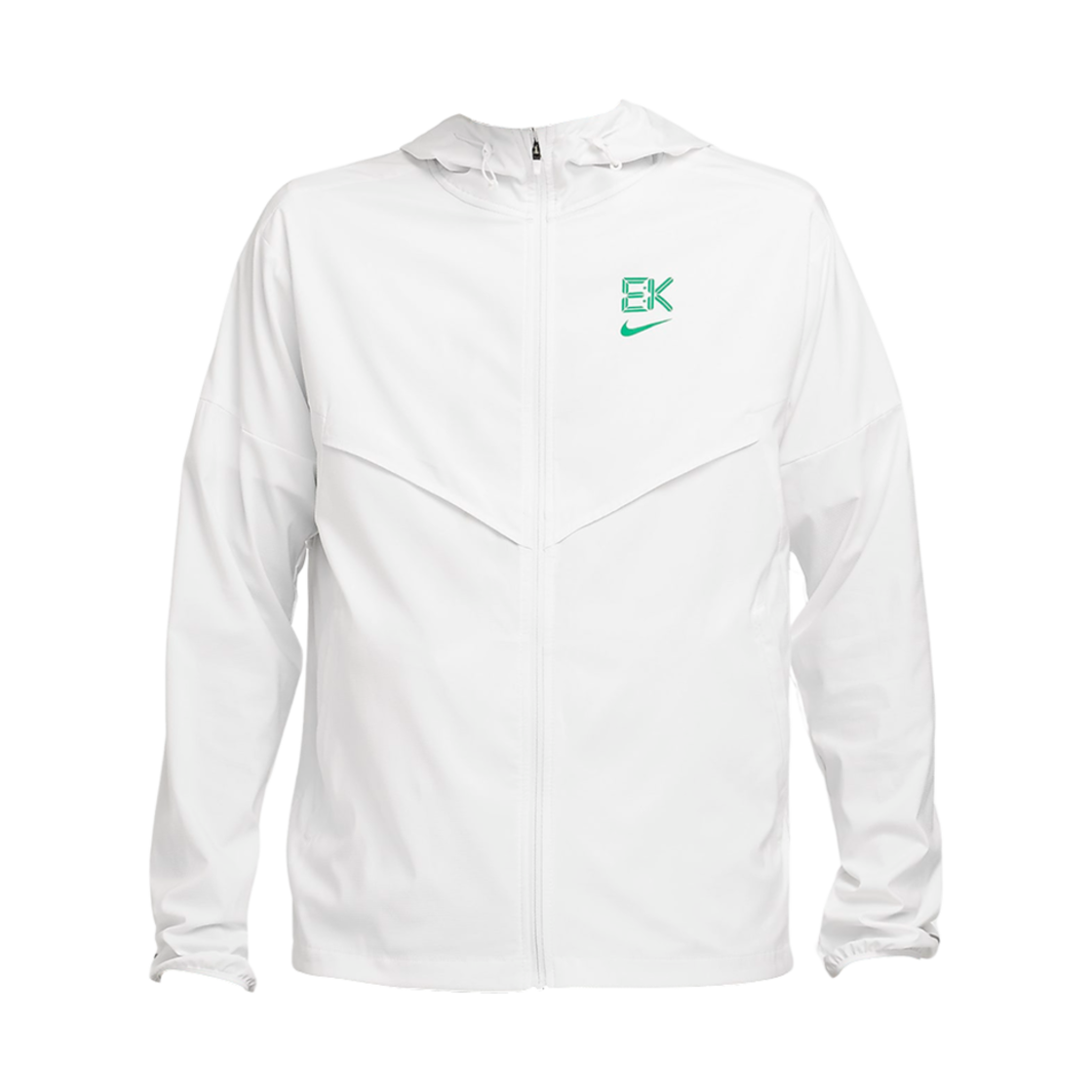 나이키 임파서블리 라이트 킵초게 윈드러너 러닝 자켓 서밋 화이트 스타디움 그린 - 아시아(Nike Impossibly Light Kipchoge Windrunner Running Jacket Summit White Stadium Green - Asia)