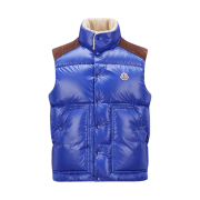 Moncler Ardeche Down Gilet Blue - 23FW