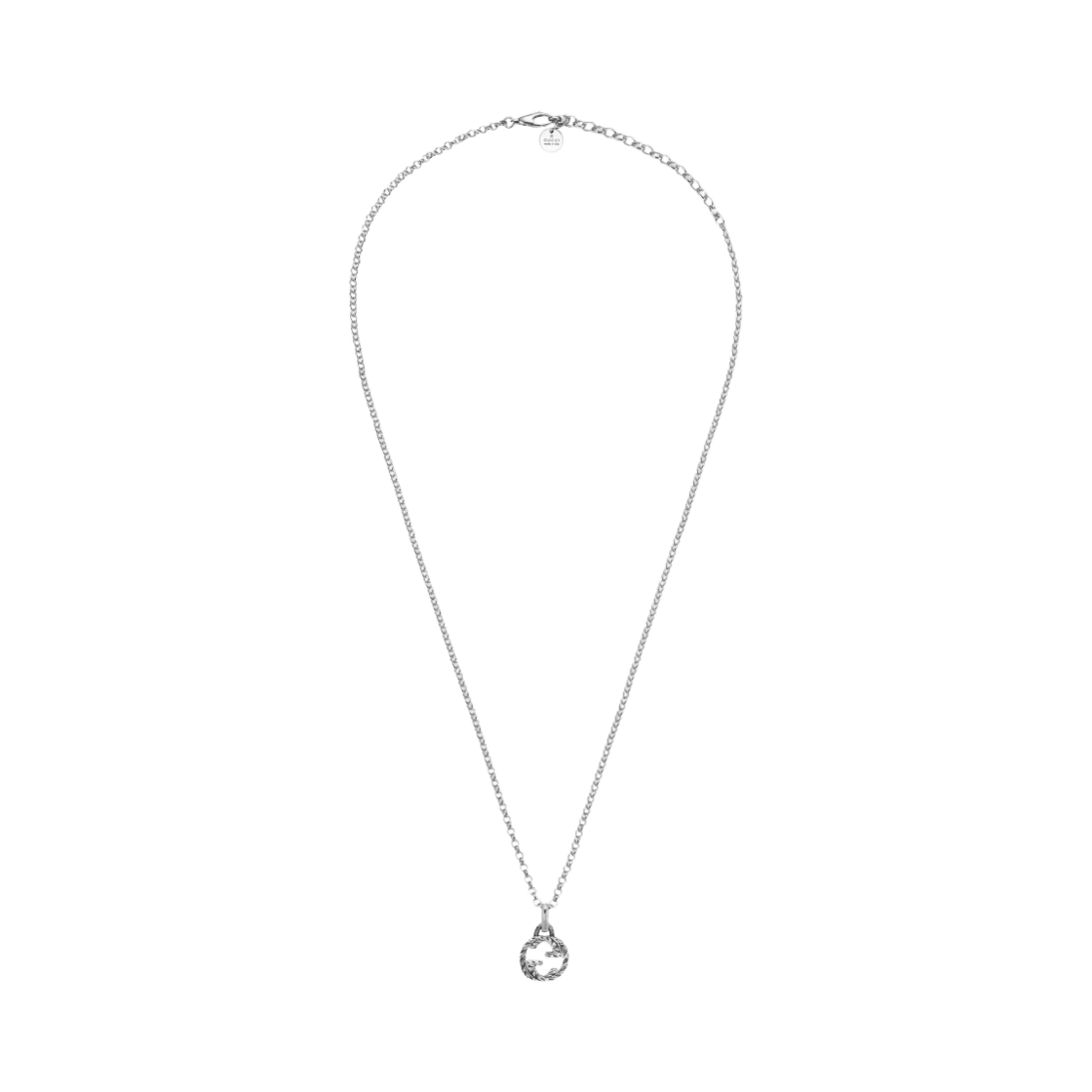 구찌 인터로킹 G 펜던트 네클리스 실버(Gucci Interlocking G Pendant Necklace Silver)