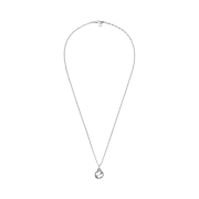 Gucci Interlocking G Pendant Necklace Silver