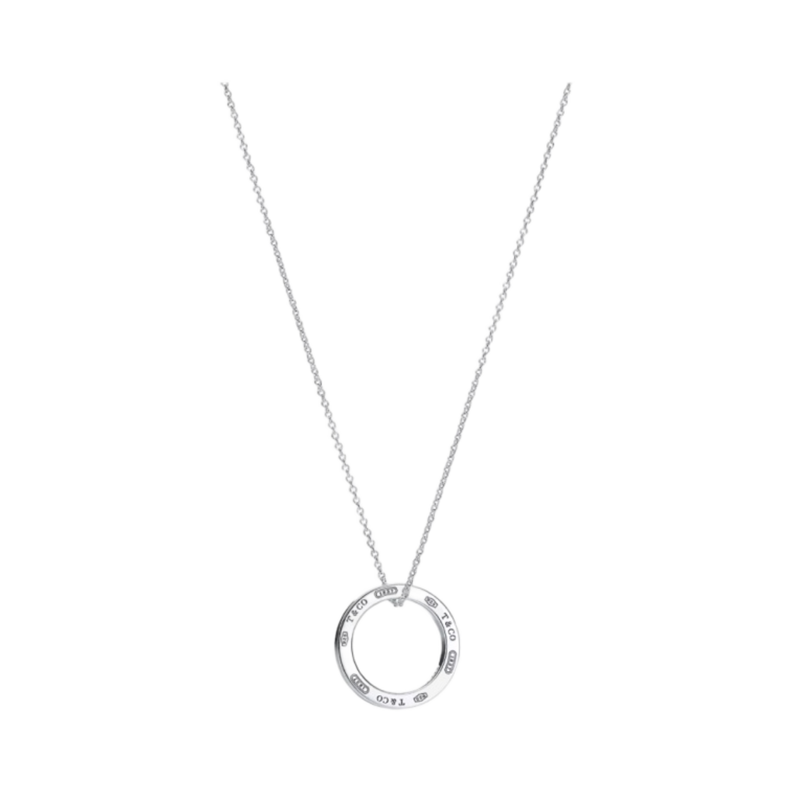 60013960 Tiffany & Co. 1837 Circle Pendant Medium Sterling Silver