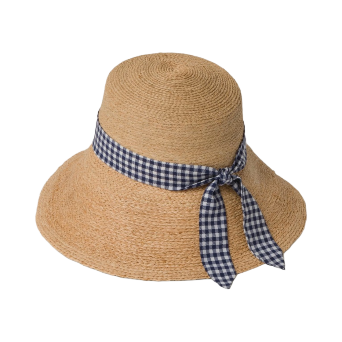 (W) 미우 미우 라피아 햇 베이지 블루((W) Miu Miu Raffia Hat Beige Blue) - 2