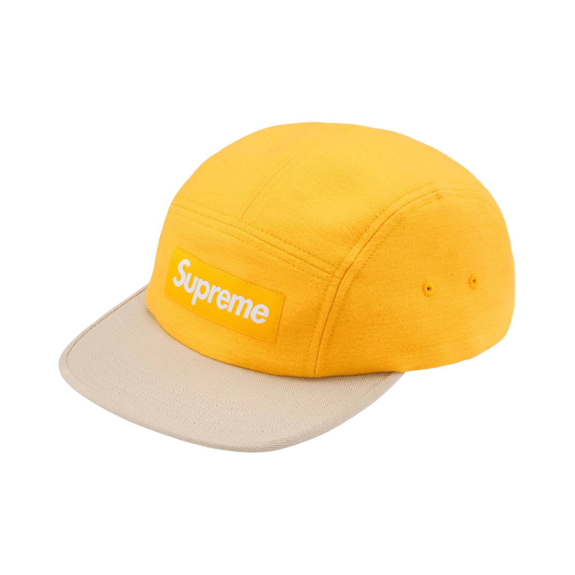 - Supreme 2-Tone Camp Cap Yellow - 23FW