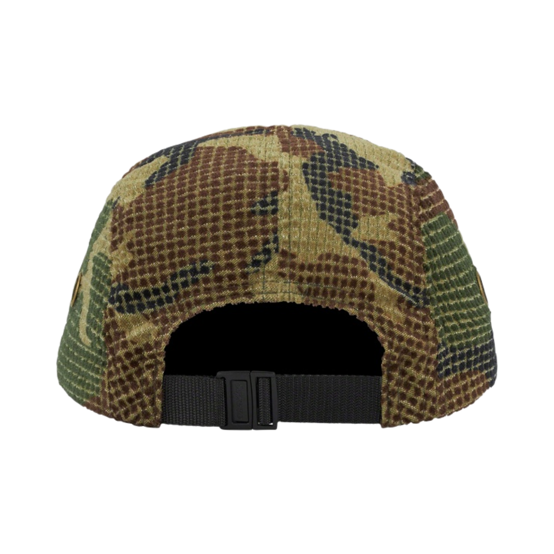 슈프림 카모 그릴드 벨벳 캠프캡 우드랜드 카모 - 22FW(Supreme Camo Grid Velvet Camp Cap Woodland Camo - 22FW) - 2