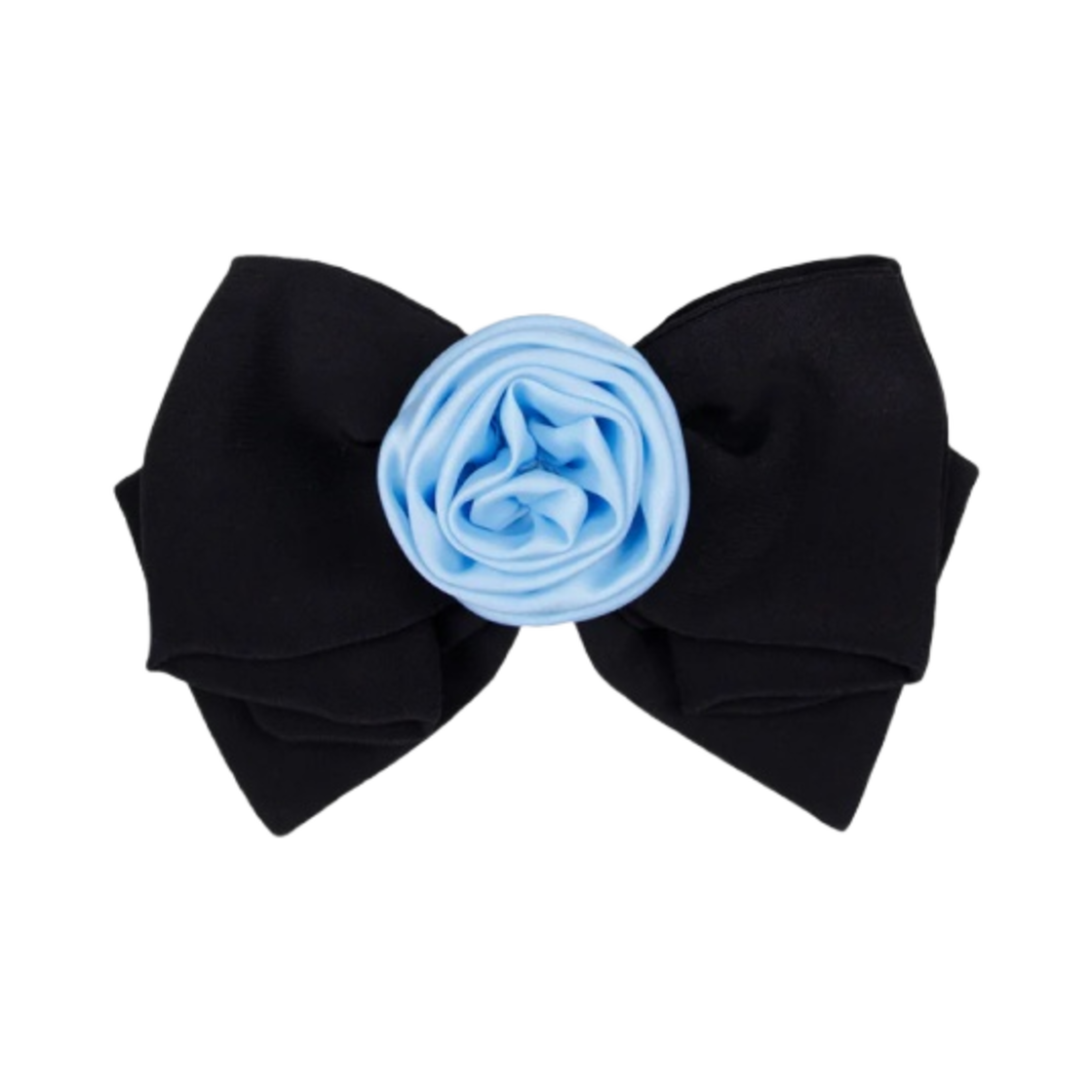 1-SLJ-C6-JH127 (W) Sandy Liang Corsage Hair Bow Cloud Blue