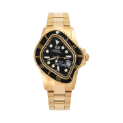 Laarvee PEA001 Golden Precision Steel Black Bezel Black Dial Limited Edition