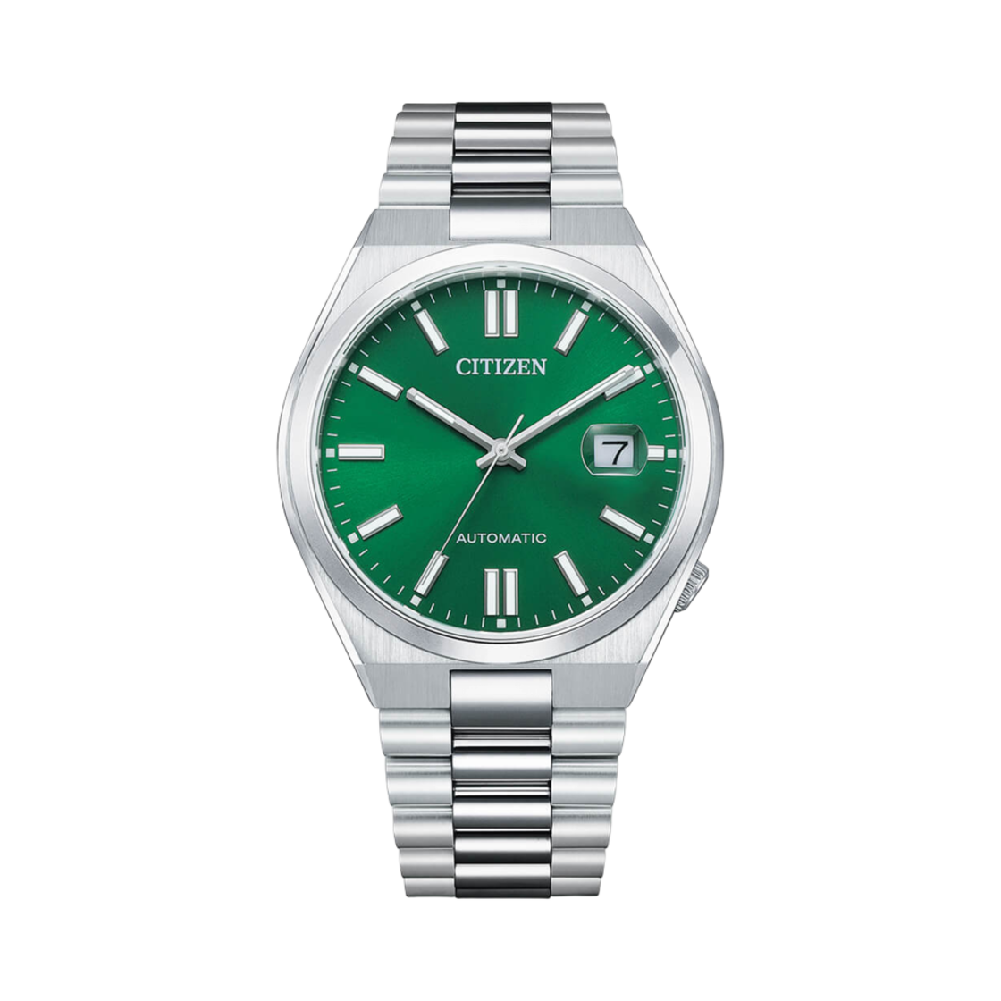 시티즌 메카니컬 오토매틱 40mm 스테인리스 스틸 그린 실버(Citizen Mechanical Automatic 40mm Stainless Steel Green Silver)