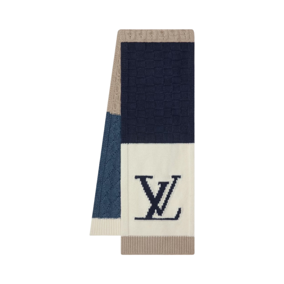 M79445 Louis Vuitton LV Cable Muffler Blue