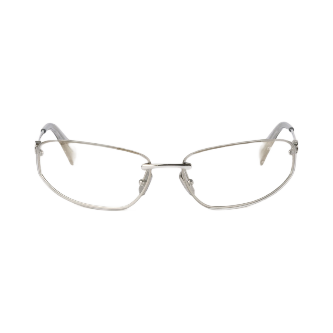미우 미우 미우 녹턴 선글라스 실버 그라디언트 트랜스패런트 렌즈(Miu Miu Miu Nocturne Sunglasses Silver Gradient Transparent Lens) - 2