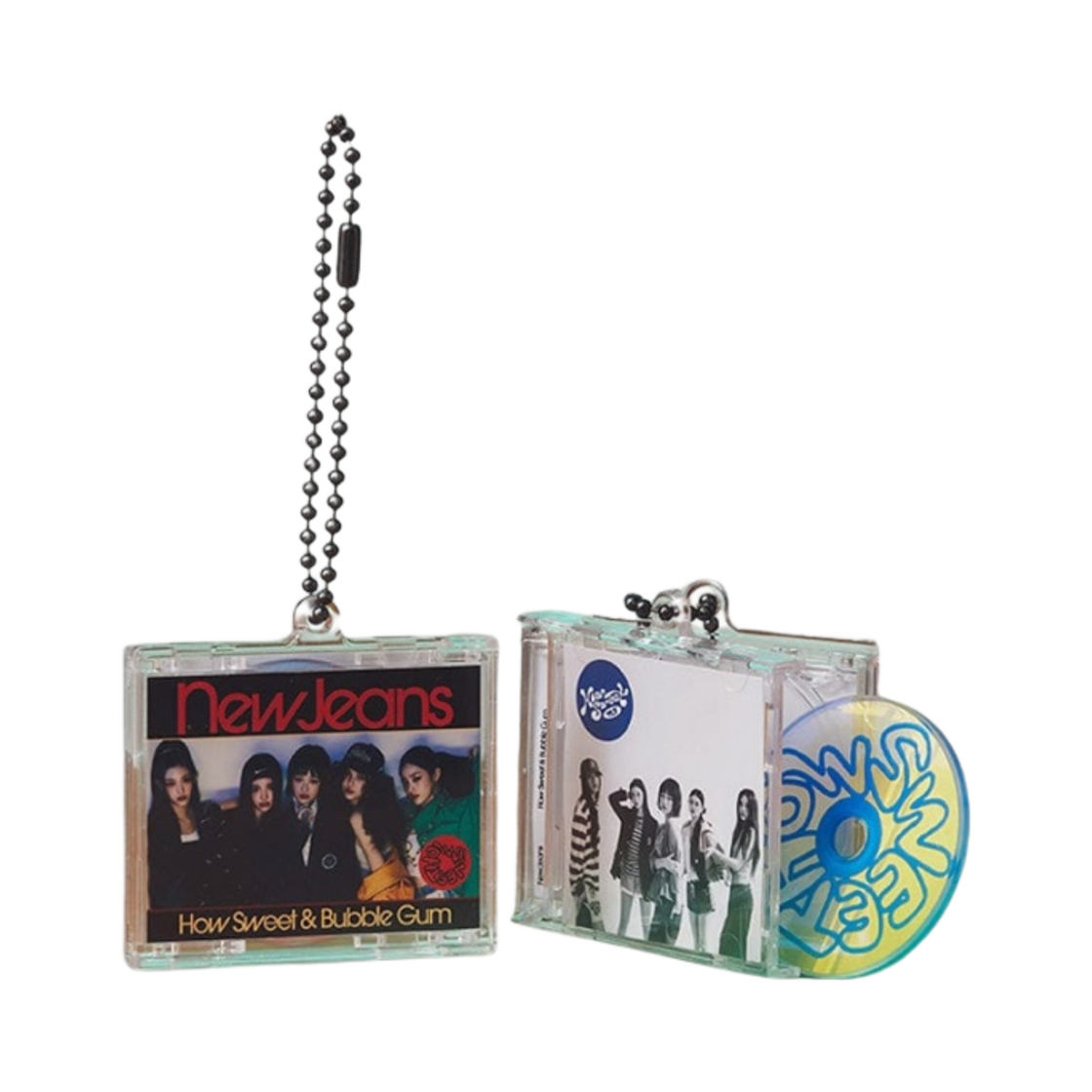 뉴진스 하우 스위트 미니 CD 케이스 키링 하우 스위트(NewJeans How Sweet Mini CD Case Keyring How Sweet)