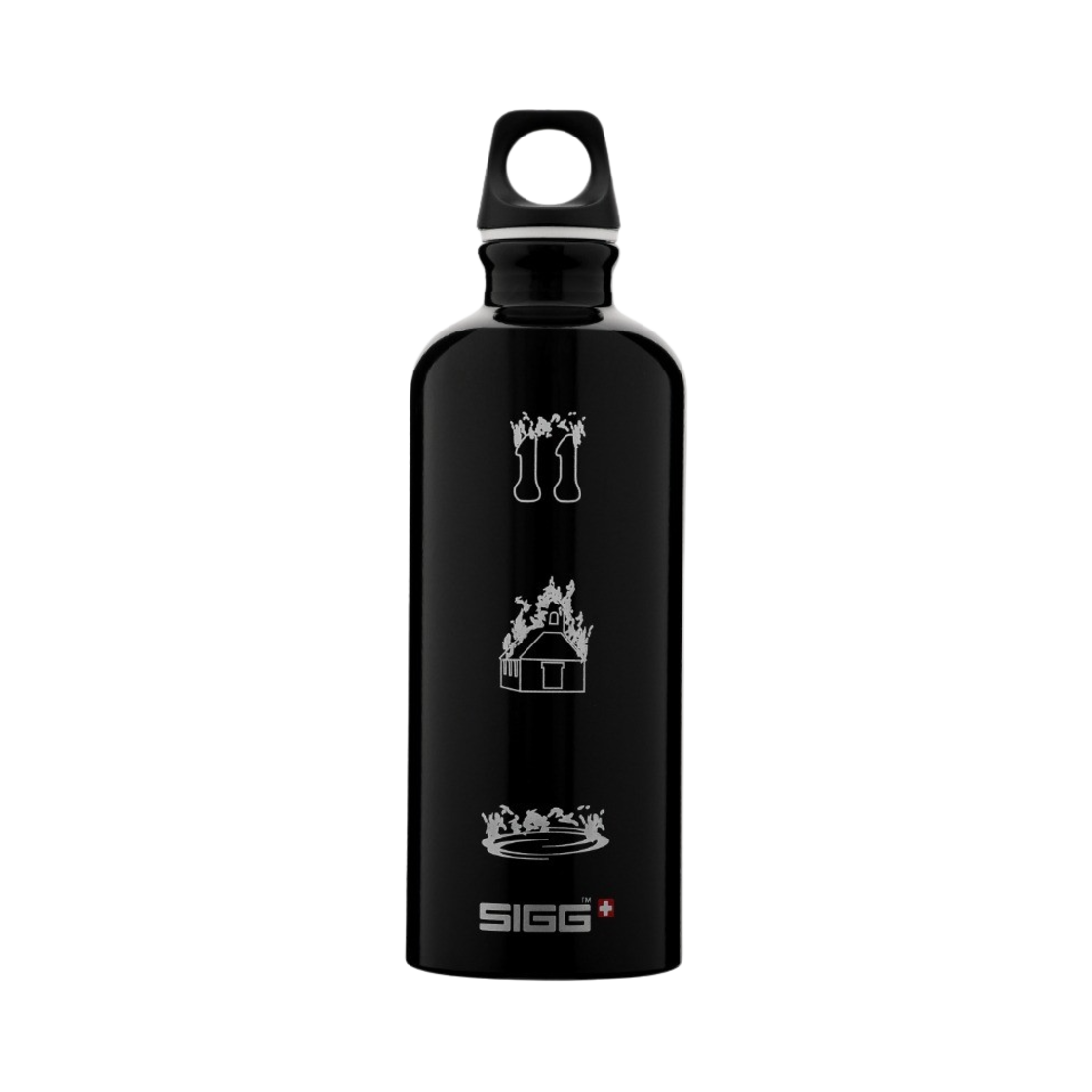 FWRSAXA831M Opening Project Black Edition SIGG Traveller Water Bottle 0.6L Black
