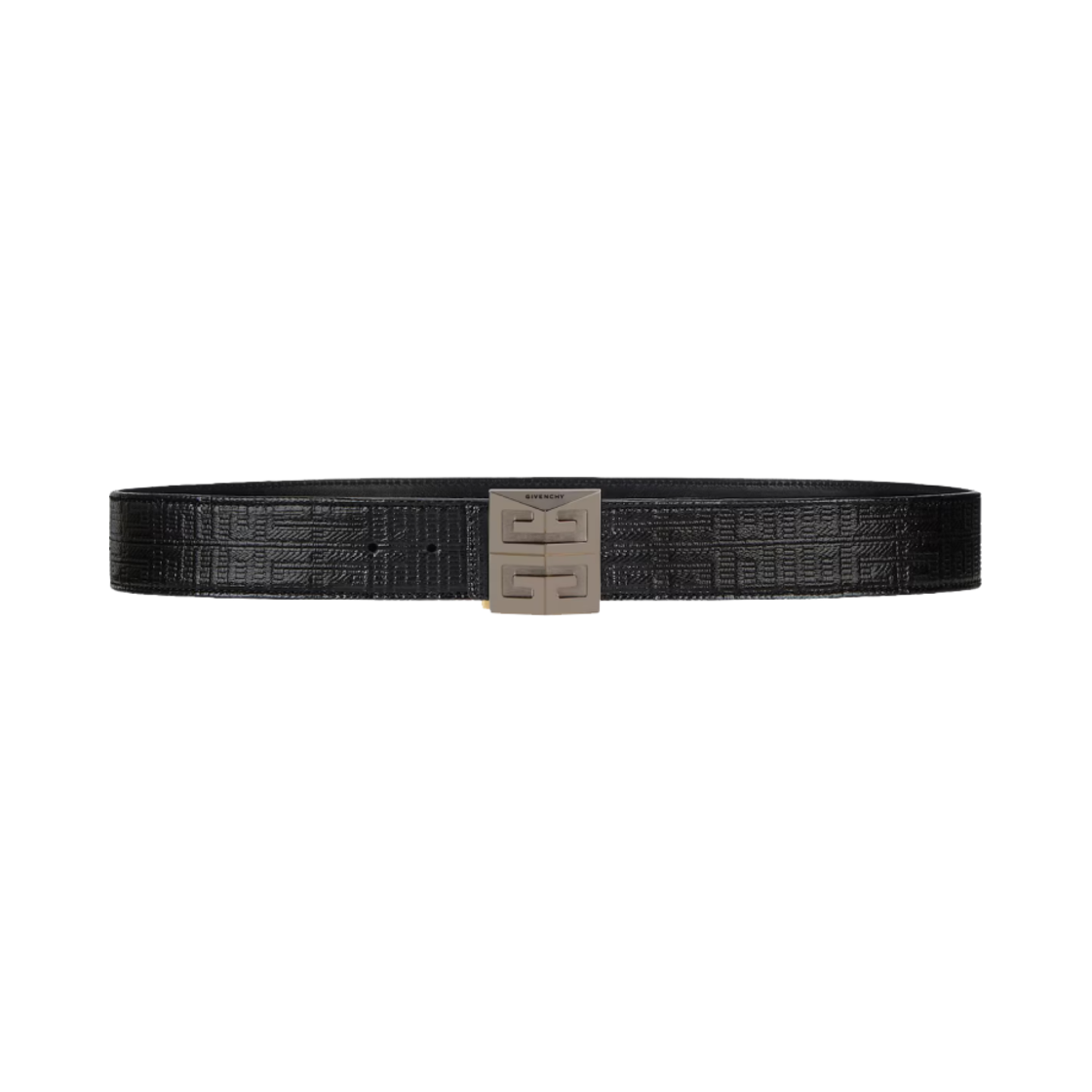 BK4063K1QW-001 Givenchy 4G Reversible Belt in Leather and 4G Coated Canvas Black
