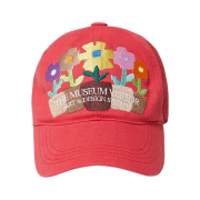 The Museum Visitor Five Flower Pot Ball Cap Red