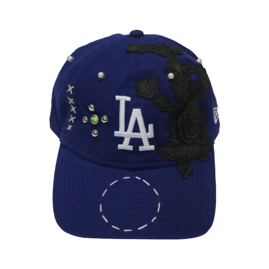 알앤코 아파치 더블유엘비 레이스 커스텀 데드 캡 엘에이 블루 #35(R&Co. Apache Wlb LAce Custom Dad Cap LA Royal Blue #35)
